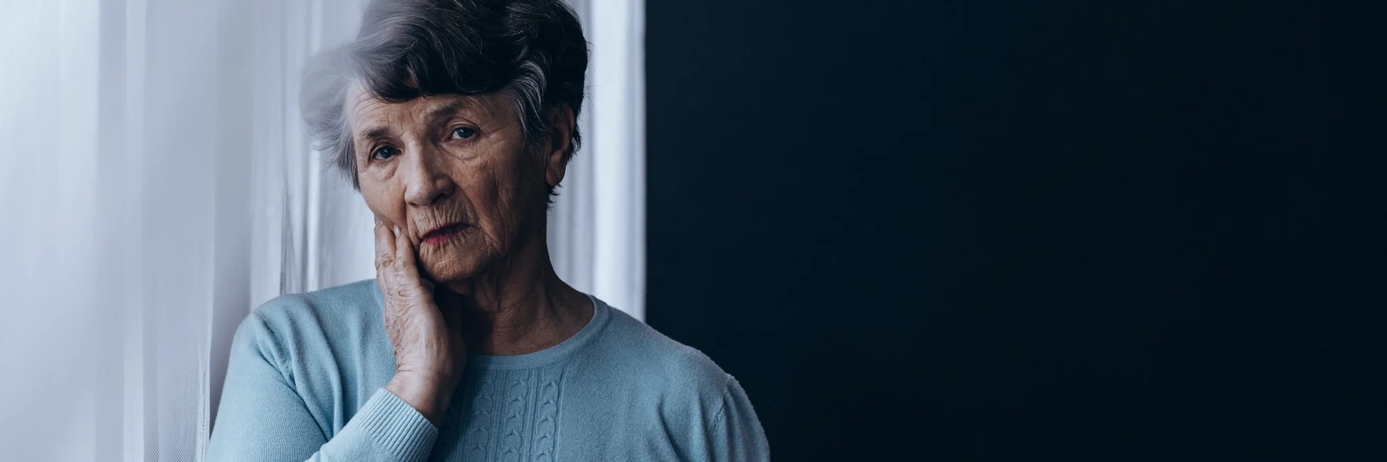 Older women suffering from depression