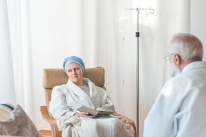 Woman on chemotherapy