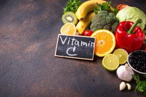 Food containing vitamin C. Healthy eating