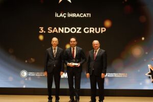Sandoz Türkiye, İKMİB İhracat Şampiyonları Listesinde 3. Oldu