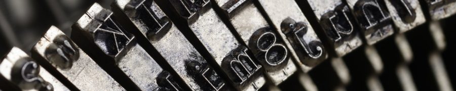 Old typewriter letters macro shot Old typewriter letters macro shot
